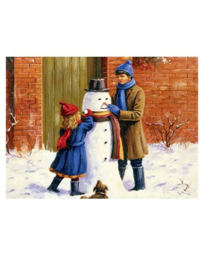 Set za slikanje akrilnim bojama Royal - Snjegović, 39 х 30 cm - 1