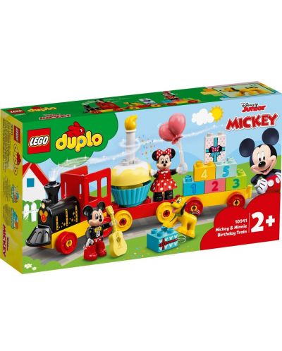 Konstruktor Lego Duplo Disney – Rođendanski vlak Mickeyja i Minnie (10941) - 1