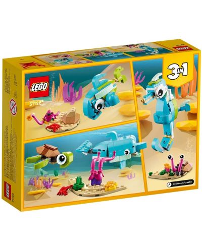 Кonstruktor LEGO Creator - Dupin i kornjača (31128) - 8