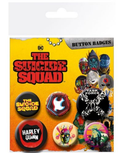 Set bedževa ABYstyle DC Comics: The Suicide Squad - Emblems - 1