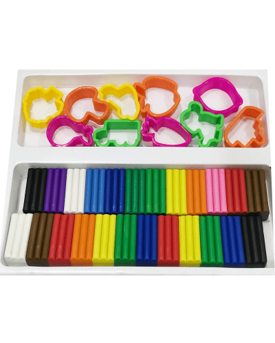 Set za modeliranje s plastelinom Carioca Plasty Creator - 50 dijelova, 24 boje - 4