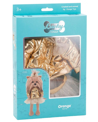 Set odjeće za lutke Orange Toys Lucky Doggy - Zlatna jakna - 5