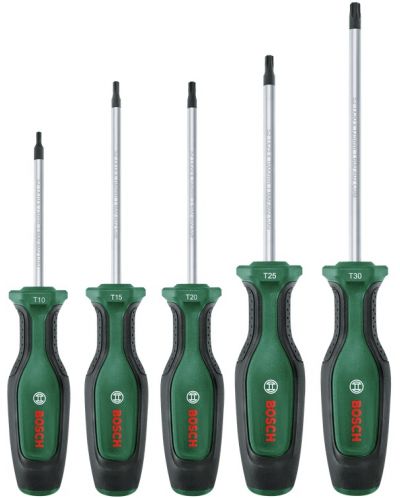 Set odvijača Bosch - Torx, 5 dijelova - 1