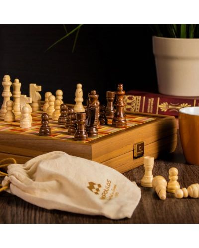 Set Manopoulos 4 u 1 - Šah, Backgammon, Ne ljuti se čovječe, Zmije i ljestve, Naranča - 8