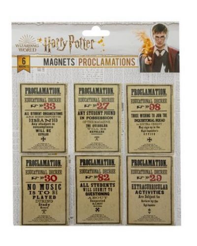 Set magneta Cine Replicas Movies: Harry Potter - Proclamations - 2