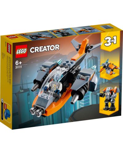 Konstruktor LEGO Creator – Kibernetički dron (31111) - 1