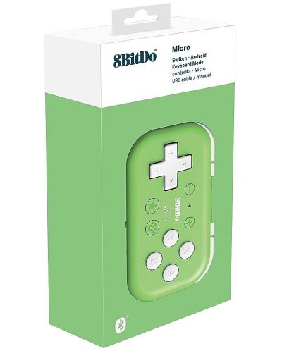 Kontroler 8BitDo - Micro Bluetooth Gamepad, zeleni - 7