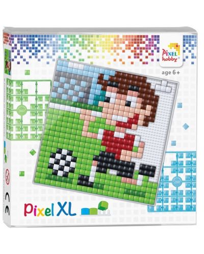 Kreativni set piksela Pixelhobby - XL, Nogometaš - 1