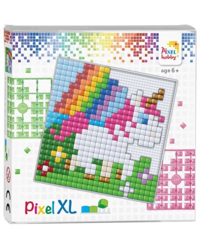 Kreativni set piksela Pixelhobby - XL, Baby jednorog - 1
