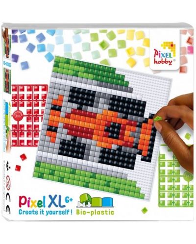 Kreativni set piksela Pixelhobby - XL, Trkaći auto - 1