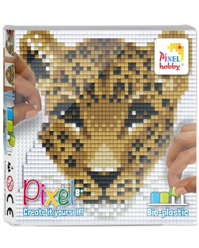 Kreativni set s pikselima Pixelhobby - Leopard - 1