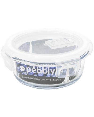 Okrugla kutija za hranu Pebbly - 400 ml, 13.5 х 5.5 cm - 1