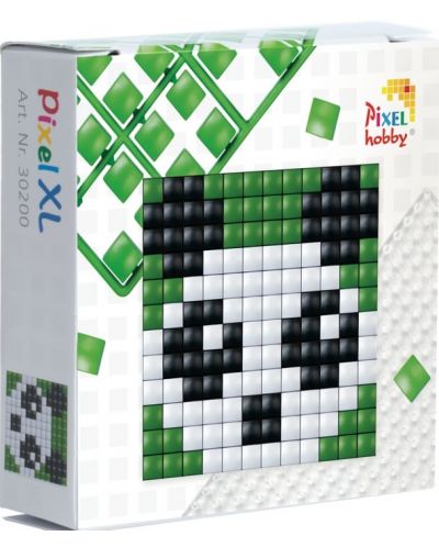 Kreativni set s pikselima Pixelhobby - XL, Panda - 1