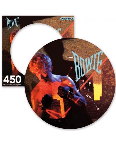Okrugla slagalica Aquarius od 450 dijelova - David Bowie - 1