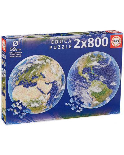 Okrugla zagonetka Educa od 2 x 800 dijelova - Zemlja  - 1