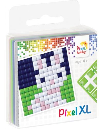 Kreativni set s pikselima Pixelhobby - XL, Zeko, 4 boje - 1