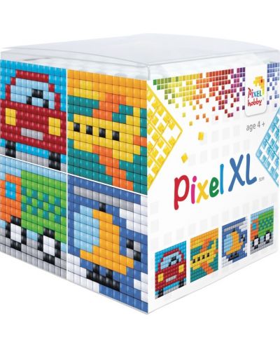 Kreativni set s pikselima Pixelhobby - XL, Kocka, Vozila - 1