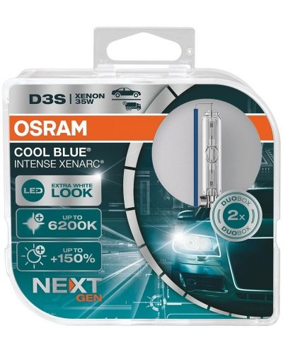 Xenon Osram - D3S, 66340CBN, Xenarc Cool Blue Intense - 1