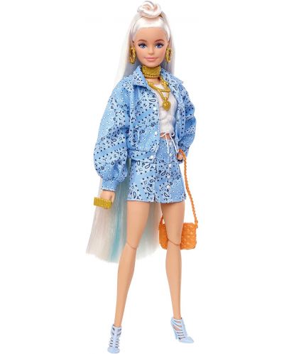 Lutka Barbie Extra - S plavom kosom, psićem i dodacima - 2