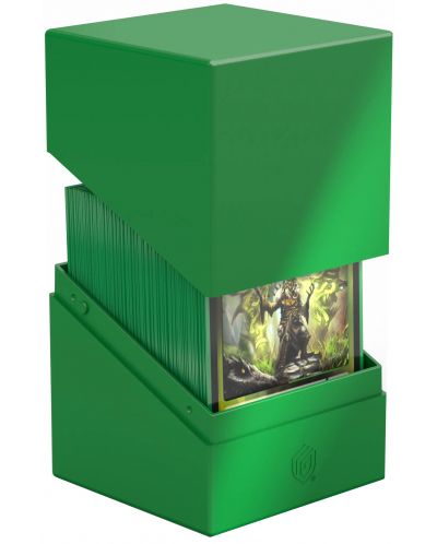 Kutija za karte Ultimate Guard Boulder Deck Case Solid - Zelena (100+ kom.) - 3
