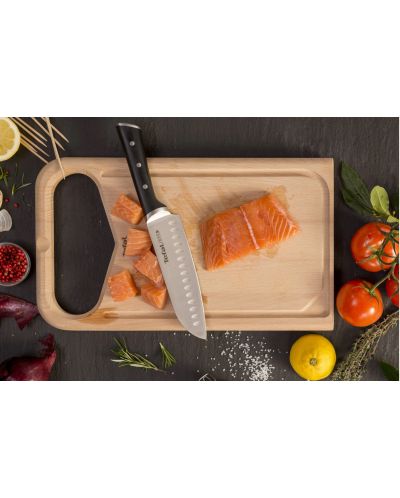 Kuhinjski nož Tefal - Ice Force Santoku, 18 cm, crni - 8