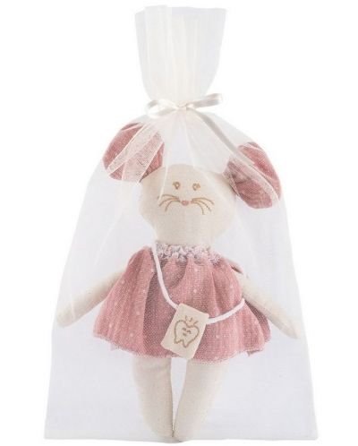 Krpena lutka Asi Dolls - Mali miš Missy, s torbom za zub, 22 cm - 2
