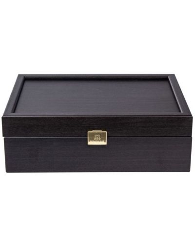 Kutija za figure Manopoulos - drvena, crna, 23.6 x 16.4 cm - 1