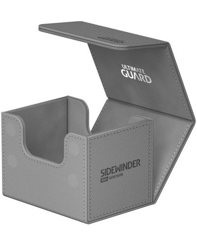 Kutija za karte Ultimate Guard Sidewinder XenoSkin Monocolor - Siva (100+) - 2