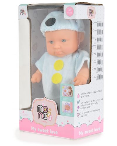 Lutka Moni Toys - U plavom kostimu miša, 20 cm - 3