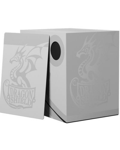 Kutija za karte Dragon Shield Double Shell - Ashen White/Black (150 kom.) - 2