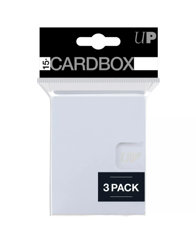 Kutija za karte Ultra Pro - Card Box 3-pack, White (15+ kom.)  - 1