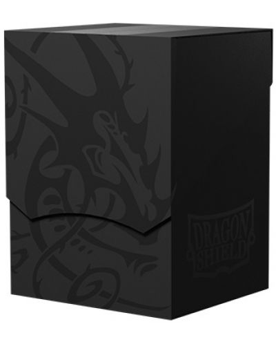 Kutija za kartice Dragon Shield Deck Shell - Shadow Black (100 komada) - 1