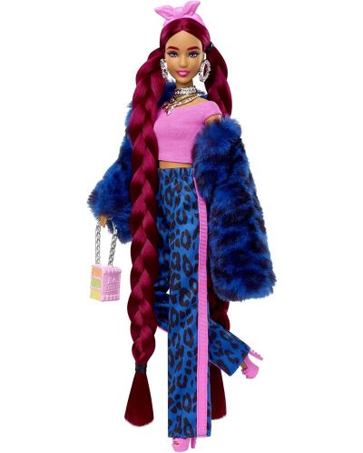 Lutka Barbie Extra - S crvenom kosom u pletenicama, psićem i dodacima - 2