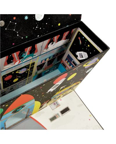 Kutija za igru Floss&Rock – Svemir, s drvenim figuricama - 5