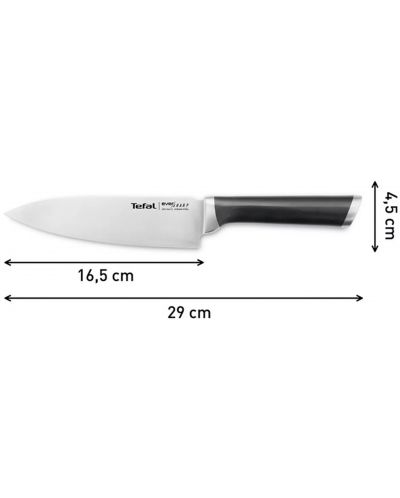 Kuhinjski nož Tefal - Ever Sharp, K2569004, 16.5 cm, crni - 4