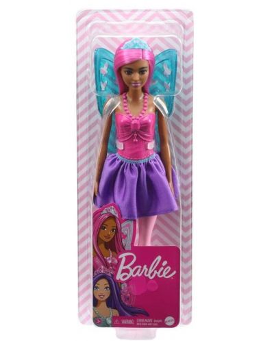 Lutka Barbie Dreamtopia - Barbie vila iz bajke s krilima, s ružičastom kosom - 4