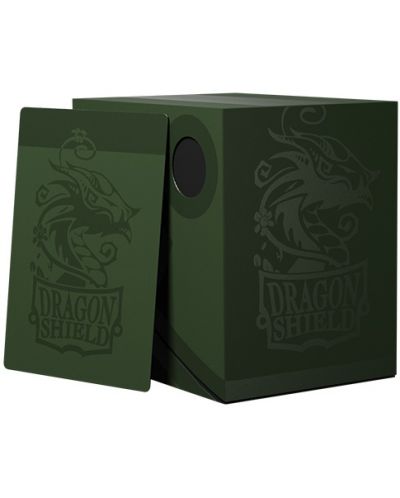 Kutija za kartice Dragon Shield Double Shell - Forest Green/Black (150 kom.) - 2
