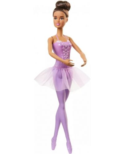 Lutkа Mattel Barbie – Balerina smeđe kose u ljubičastoj haljini - 3
