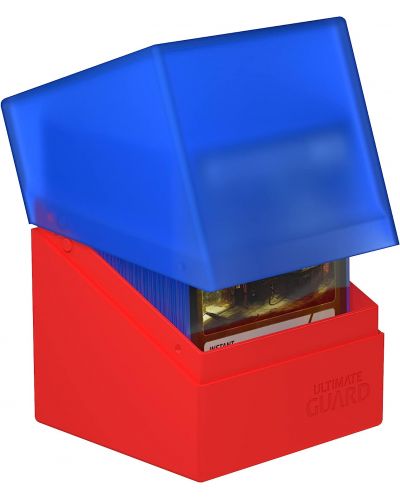 Kutija za kartice Ultimate Guard Boulder Deck Case Synergy - Plava/Crvena (100+ kom.) - 2