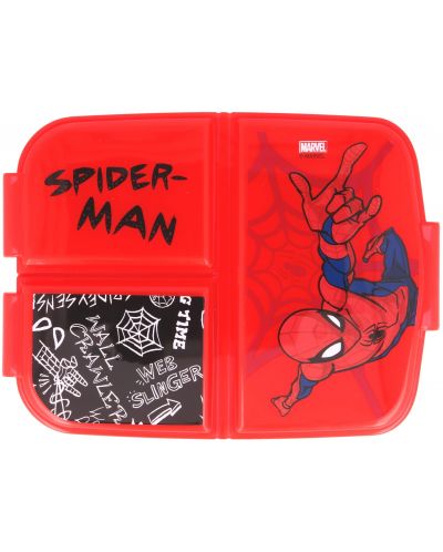 Kutija za hranu Spiderman - s 3 pretinca - 4