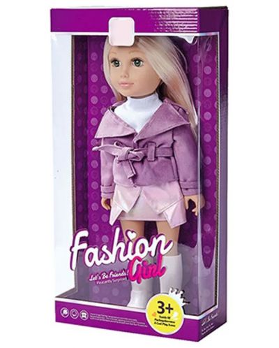 Lutka Ocie - Fashion Girl, s ljubičastom odjećom, 46 cm - 2