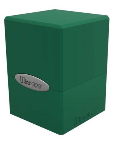 Kutija za kartice Ultra Pro Satin Cube - Forest Green (100+ kom.) - 1