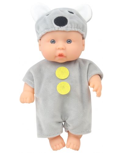 Lutka Moni Toys - U sivom kostimu miša, 20 cm - 1