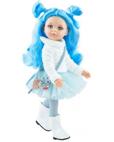 Lutka Paola Reina Amiga Funky - Nieve, s plavom kosom i torbom, 32 cm - 1