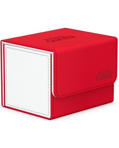 Kutija za kartice Ultimate Guard Sidewinder XenoSkin SYNERGY Red/White (100+ brojeva) - 1