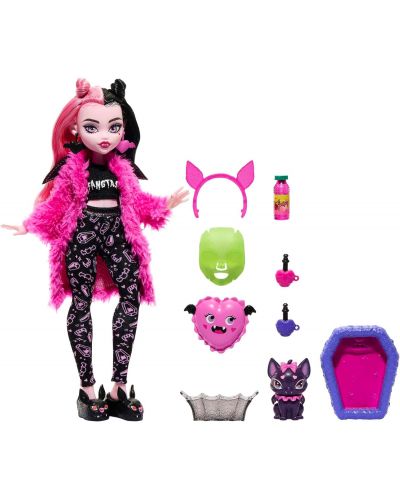 Lutka Monster High - Draculaura, Creepover Party - 2