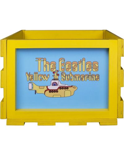 Kutija za gramofonske ploče Crosley - Yellow Submarine, žuta/plava - 1