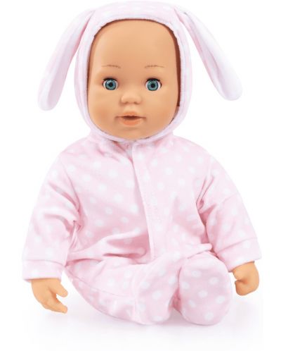 Lutka sa zvukovima Bayer - Anna Baby, svijetloružičasti zeko, 38 cm - 3