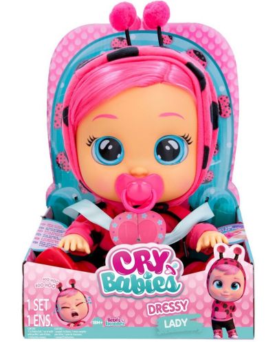 Lutka sa suzama IMC Toys Cry Babies - Dressy Lady - 8