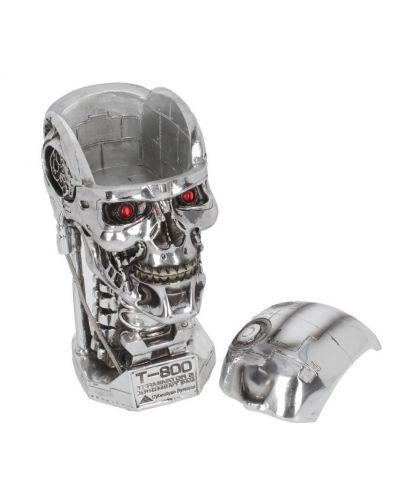 Kutija za pohranu Nemesis Now Movies: Terminator - T-800 Head, 21 cm - 2